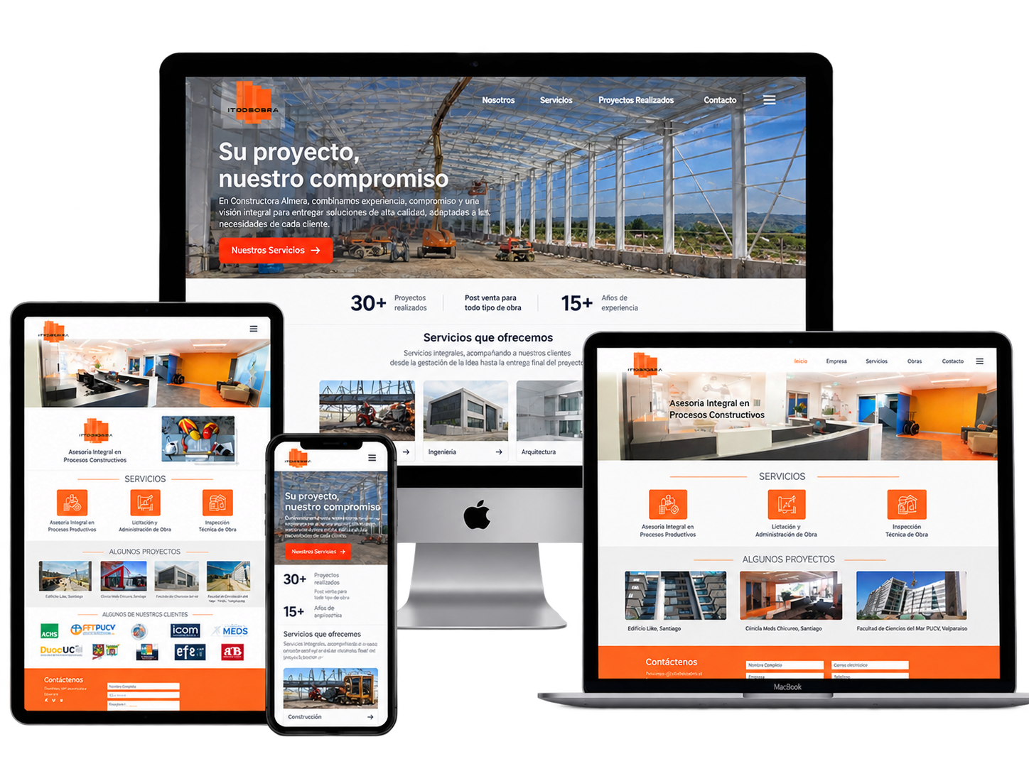 Tercer proyecto web desarrollado por CBHosting, adaptado a cualquier dispositivo